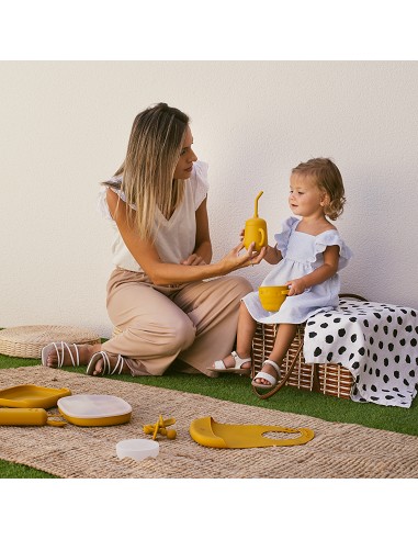 Set Portacubiertos+Cuchara+Sujeta Baberos  de...