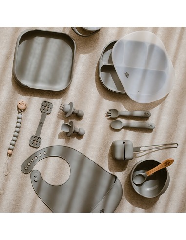 Set Portacubiertos+Cuchara+Sujeta Baberos  de...
