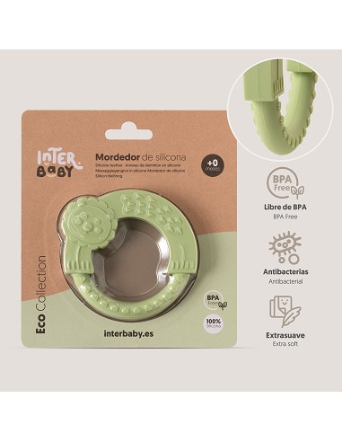 Mordedor  de Silicona Verde Oliva