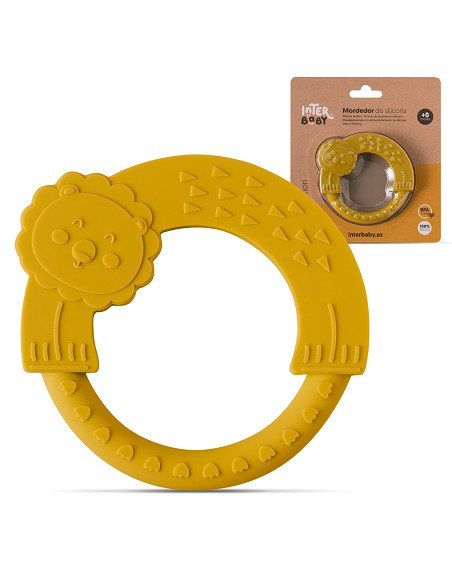 Mordedor  de Silicona Ocre Tierra