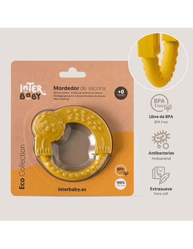 Mordedor  de Silicona Ocre Tierra