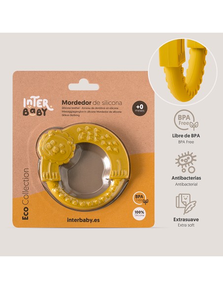 Mordedor  de Silicona Ocre Tierra