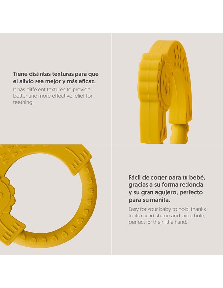 Mordedor  de Silicona Ocre Tierra