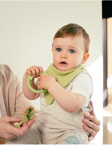 Mordedor  de Silicona Ocre Tierra