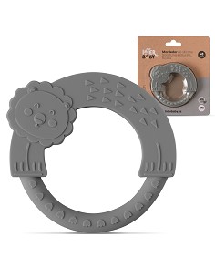 Mordedor  de Silicona Gris Petroleo