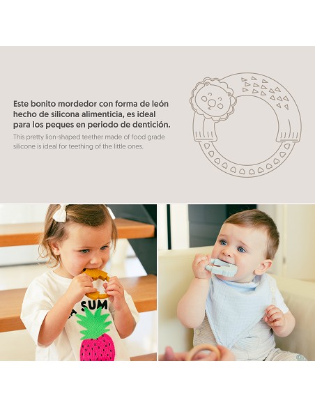 Mordedor  de Silicona Gris Petroleo