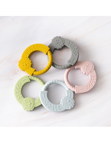 Mordedor  de Silicona Gris Petroleo