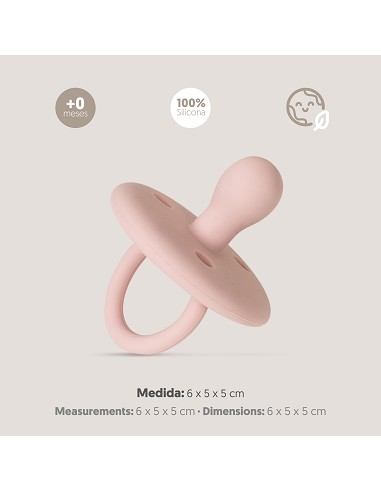 Chupete Silicona Rosa