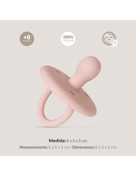 Chupete Silicona Rosa