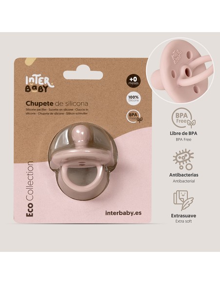 Chupete Silicona Rosa