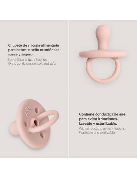 Chupete Silicona Rosa
