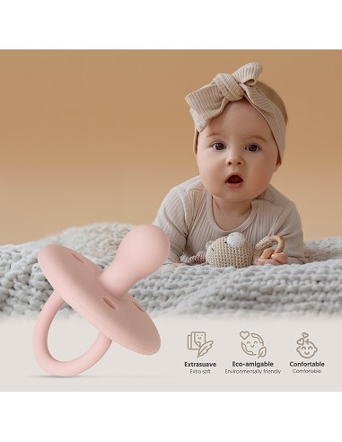 Chupete Silicona Rosa