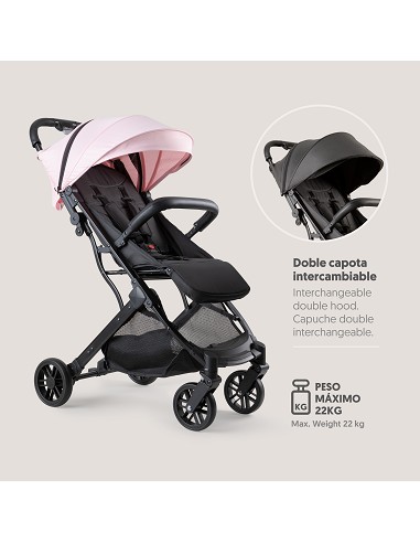 Silla  de Paseo Mod Minimum Space Plus Rosa