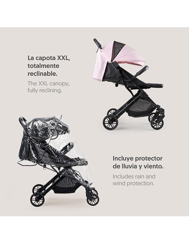 Silla  de Paseo Mod Minimum Space Plus Rosa