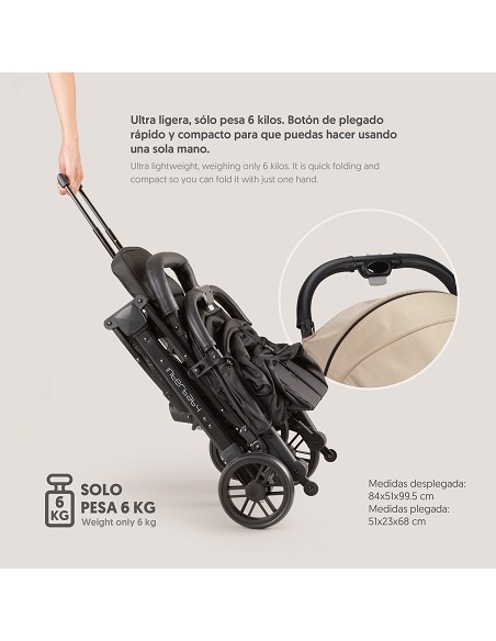 Silla  de Paseo Mod Minimum Space Plus Beig