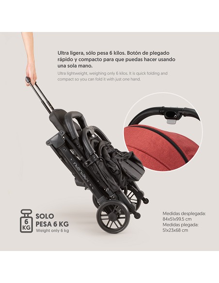 Silla  de Paseo Mod Minimum Space Plus Rojo