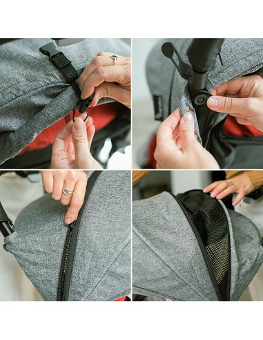 Silla  de Paseo Mod Minimum Space Plus Rojo