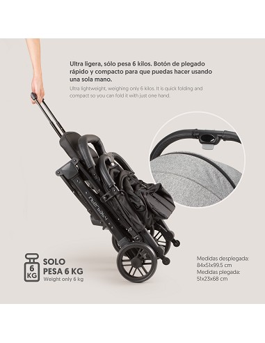 Silla  de Paseo Mod Minimum Space Plus Gris