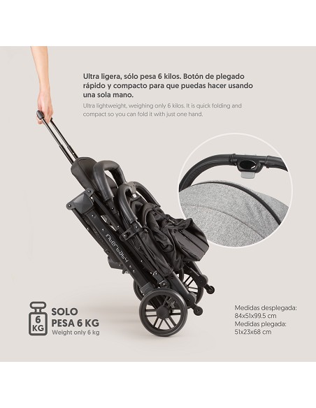 Silla  de Paseo Mod Minimum Space Plus Gris