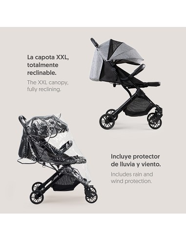 Silla  de Paseo Mod Minimum Space Plus Gris