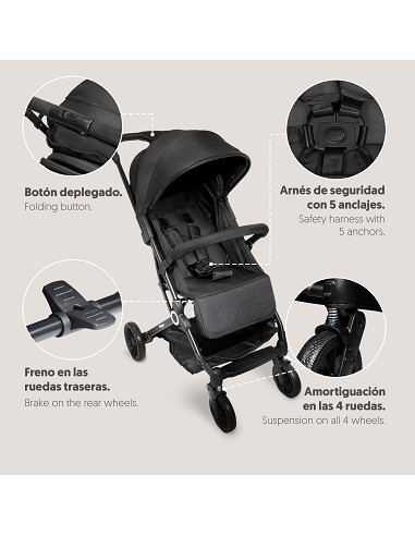 Silla de Paseo Mod Voyage Negro