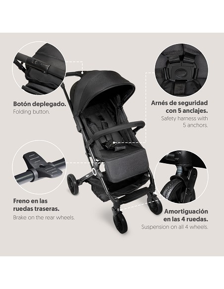 Silla de Paseo Mod Voyage Negro