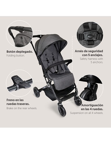 Silla de Paseo Mod Voyage Gris