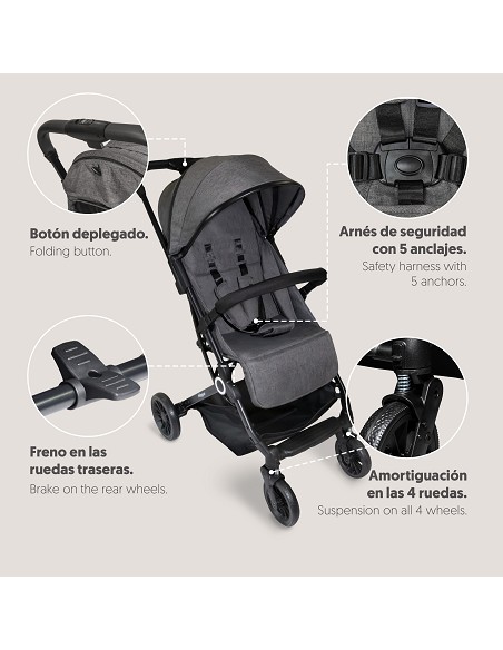 Silla de Paseo Mod Voyage Gris