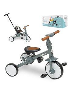 Triciclo Infantil Modelo Rapit Gris