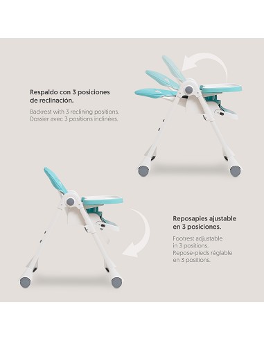 Trona Aluminio Mod Comfort Eat Verde