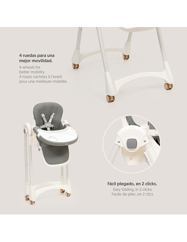 Trona Aluminio Mod Practic Gris