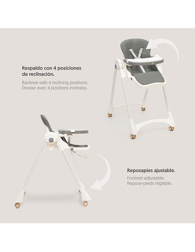 Trona Aluminio Mod Practic Gris