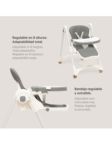 Trona Aluminio Mod Practic Gris