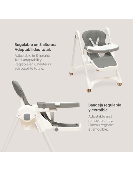 Trona Aluminio Mod Practic Gris