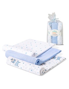 Gasas 80X80 Mod Paracaidista Pack 3 Azul