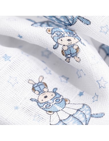 Gasas 80X80 Mod Paracaidista Pack 3 Azul