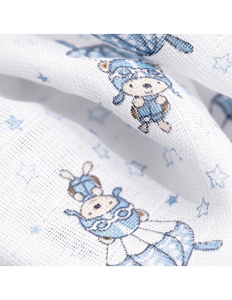 Gasas 80X80 Mod Paracaidista Pack 3 Azul