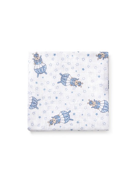 Gasas 80X80 Mod Paracaidista Pack 3 con Percha Azul