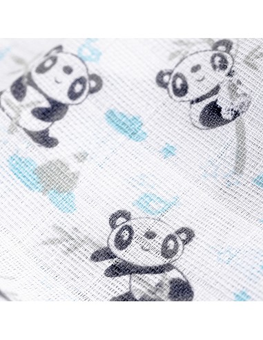 Gasas 80X80 Mod Panda Pack 3 Azul