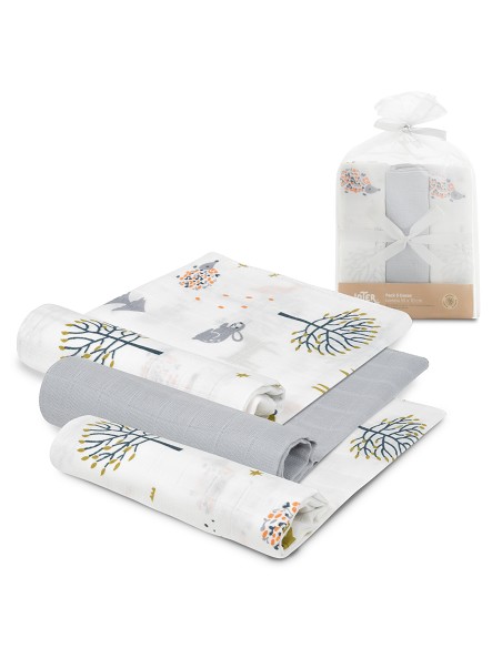 Gasas Bambu 55X70 Mod Fox Pack 3 Gris