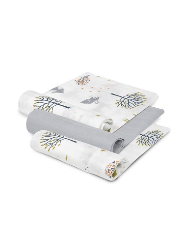 Gasas Bambu 55X70 Mod Fox Pack 3 Gris