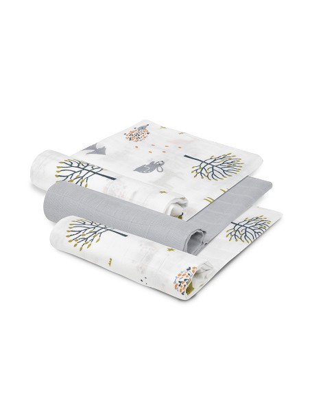 Gasas Bambu 55X70 Mod Fox Pack 3 Gris