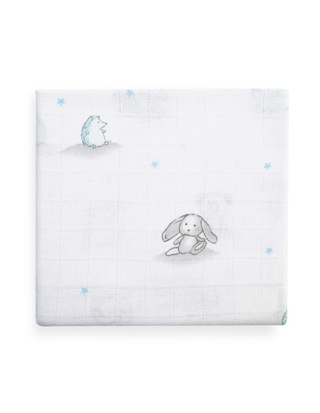 Gasas 80X80 Pack3 Modelo Forest Jungla Azul