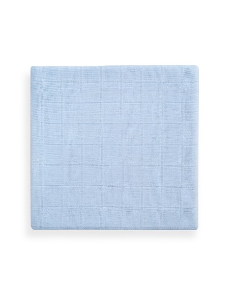 Gasas 80X80 Pack3 Modelo Elefantes Estrellas Azul