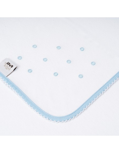 Gasa Bordada Mod Bodoque Azul