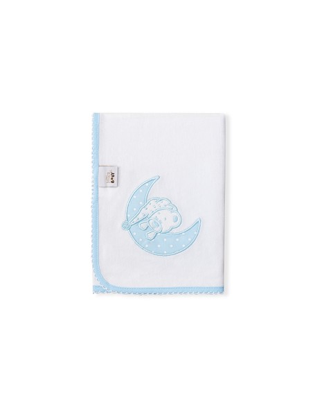 Gasa Bordada Mod Sleep Azul