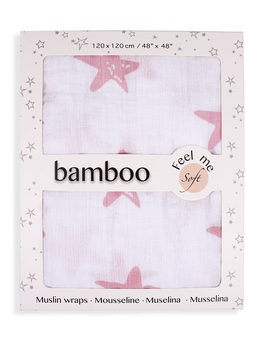 Muselina 1. 20 X1. 20 Mod Cabaña Rosa