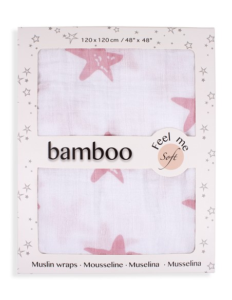 Muselina 1. 20 X1. 20 Mod Cabaña Rosa