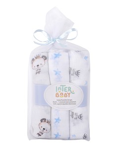 Gasa 80X80  Pack 3 Azul 2