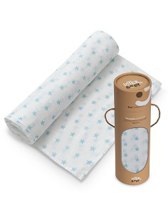 Muselina 1. 20 x 1. 20  Mod Star Bco/Azul